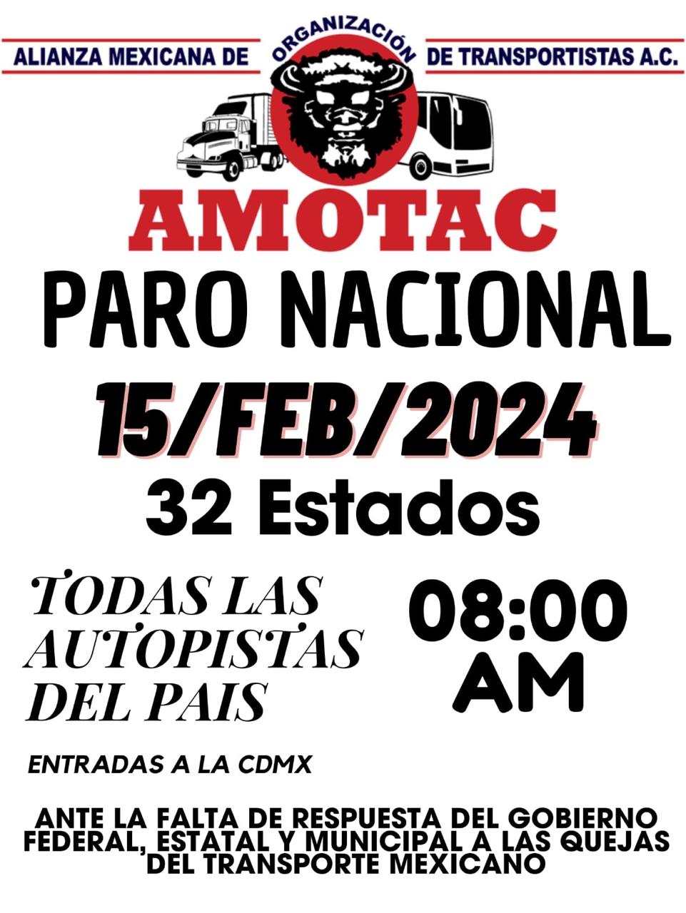Se sumarán integrantes de la Amotac en Tlaxcala a paro nacional contra la inseguridad